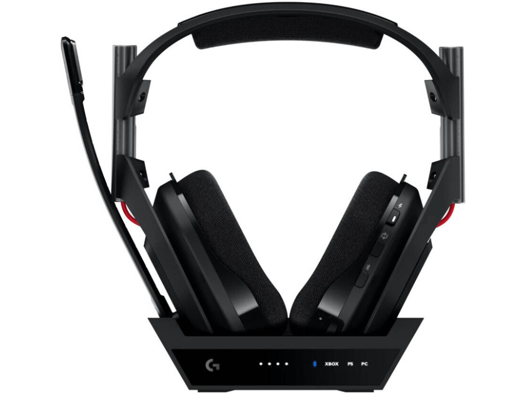 Logitech Astro A50 LIGHTSPEED Wireless Gaming Headset + Base Station (Gen 5), PRO-G GRAPHENE, Switch Between 3 Systems, USB-C to Xbox, PS5, PC/Mac or Nintendo Switch, Bluetooth, Black | 939-002224 Logitech Astro A50 LIGHTSPEED Wireless Gaming Headset + Base Station (Gen 5), PRO-G GRAPHENE, Switch Between 3 Systems, USB-C to Xbox, PS5, PC/Mac or Nintendo Switch, Bluetooth, Black | 939-002224